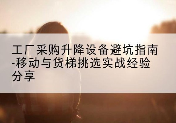 秀山移动式升降机怎么选-工厂采购升降设备避坑指南-移动与货梯挑选实战经验分享
